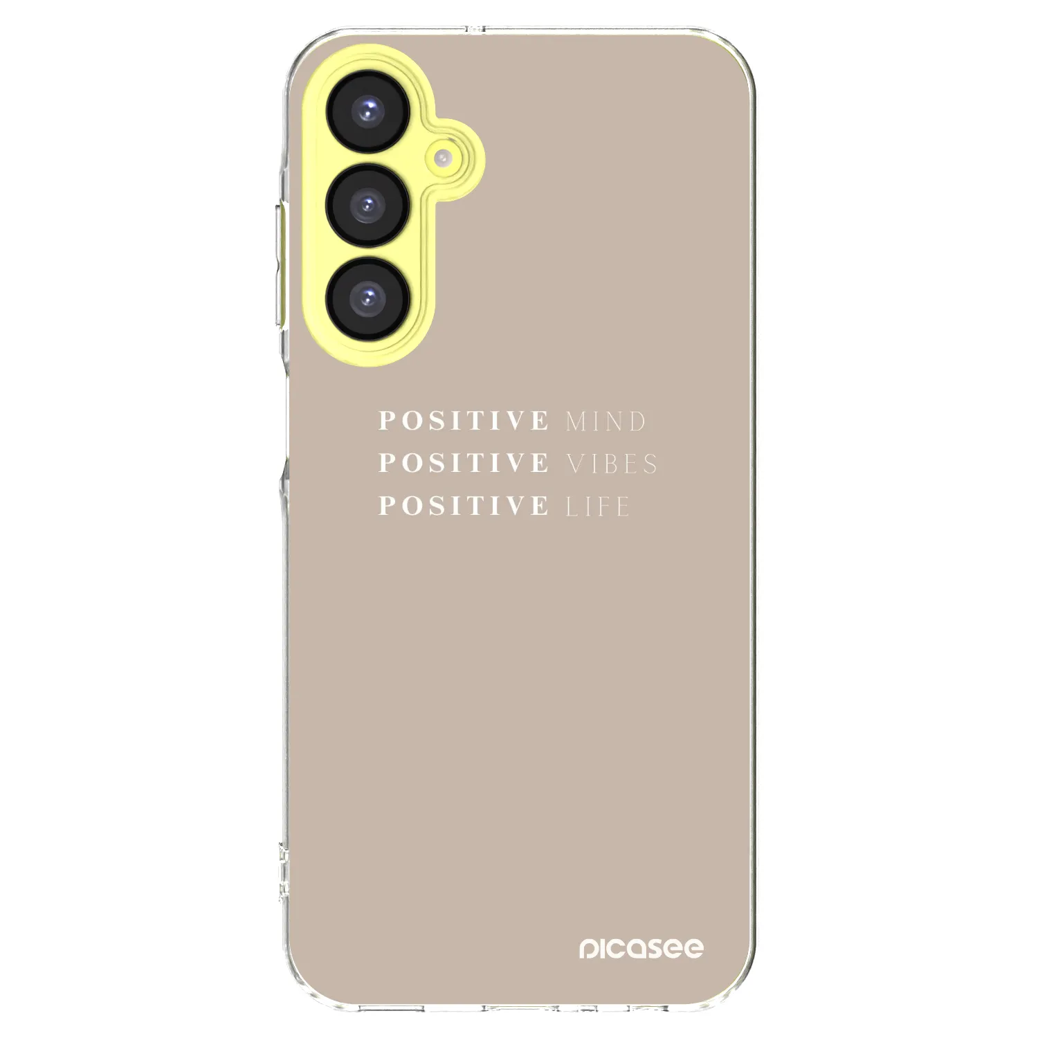 Picasee silikonový průhledný obal pro Samsung Galaxy A25 A256B 5G - Positive Vibes