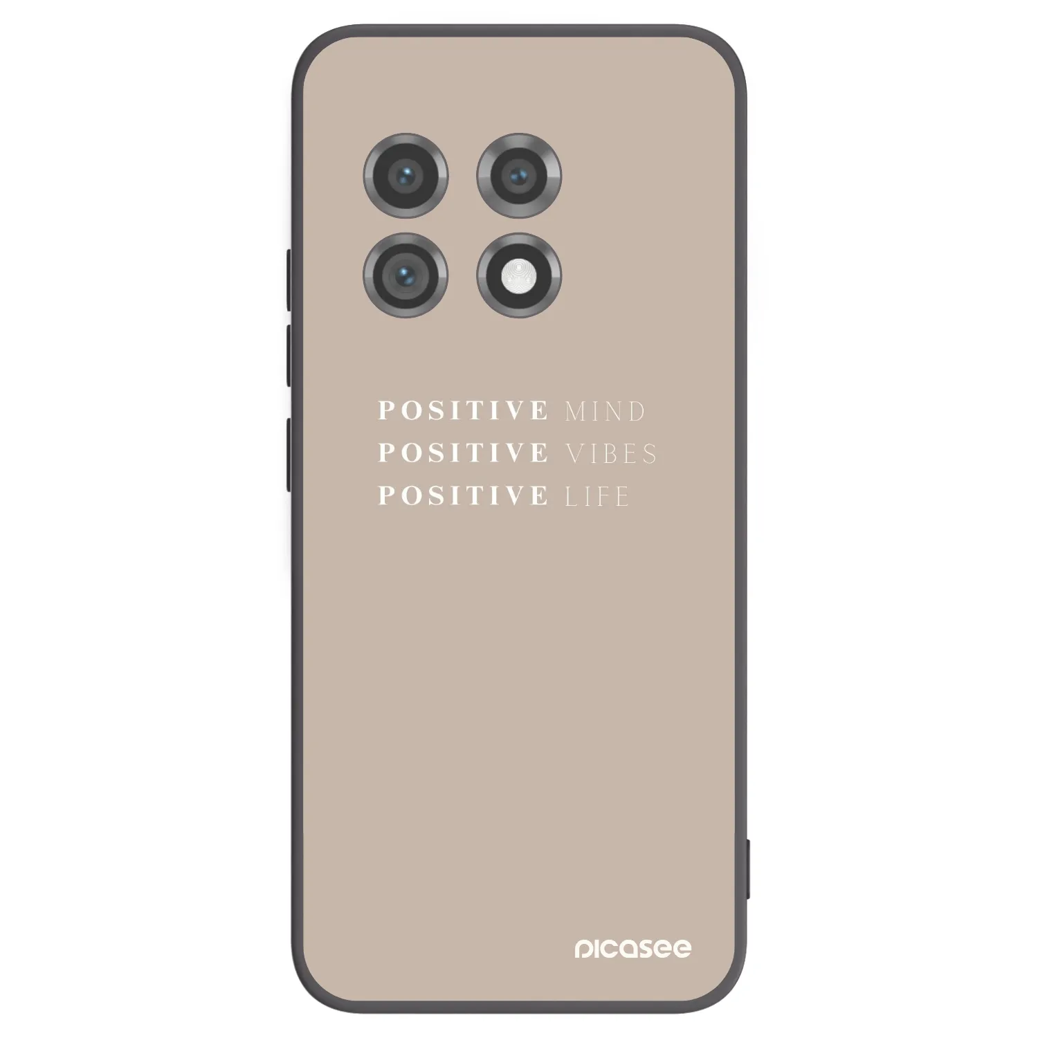 Picasee silikonový černý obal pro OnePlus 11 5G - Positive Vibes