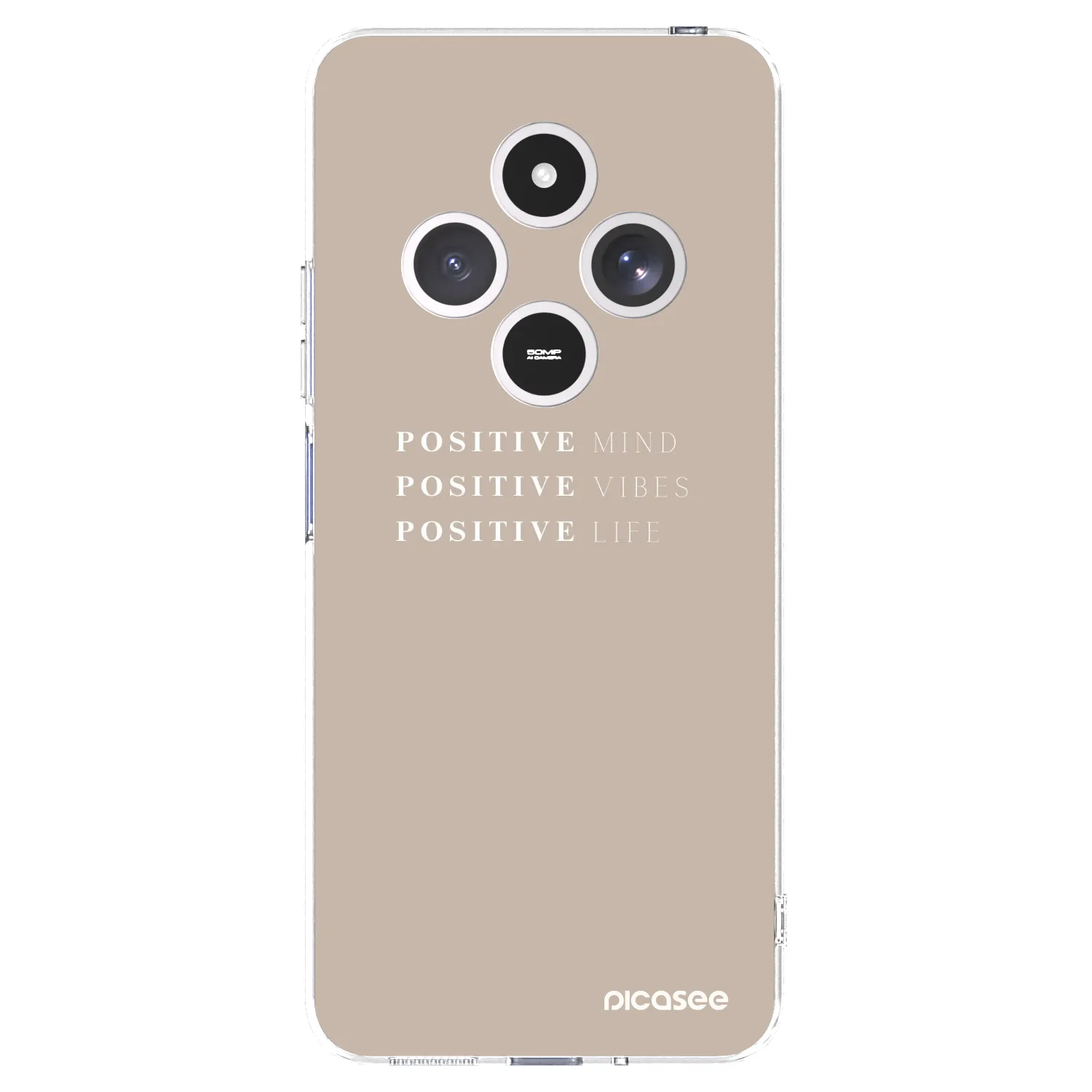 Picasee silikonový průhledný obal pro Xiaomi Redmi 14C - Positive Vibes