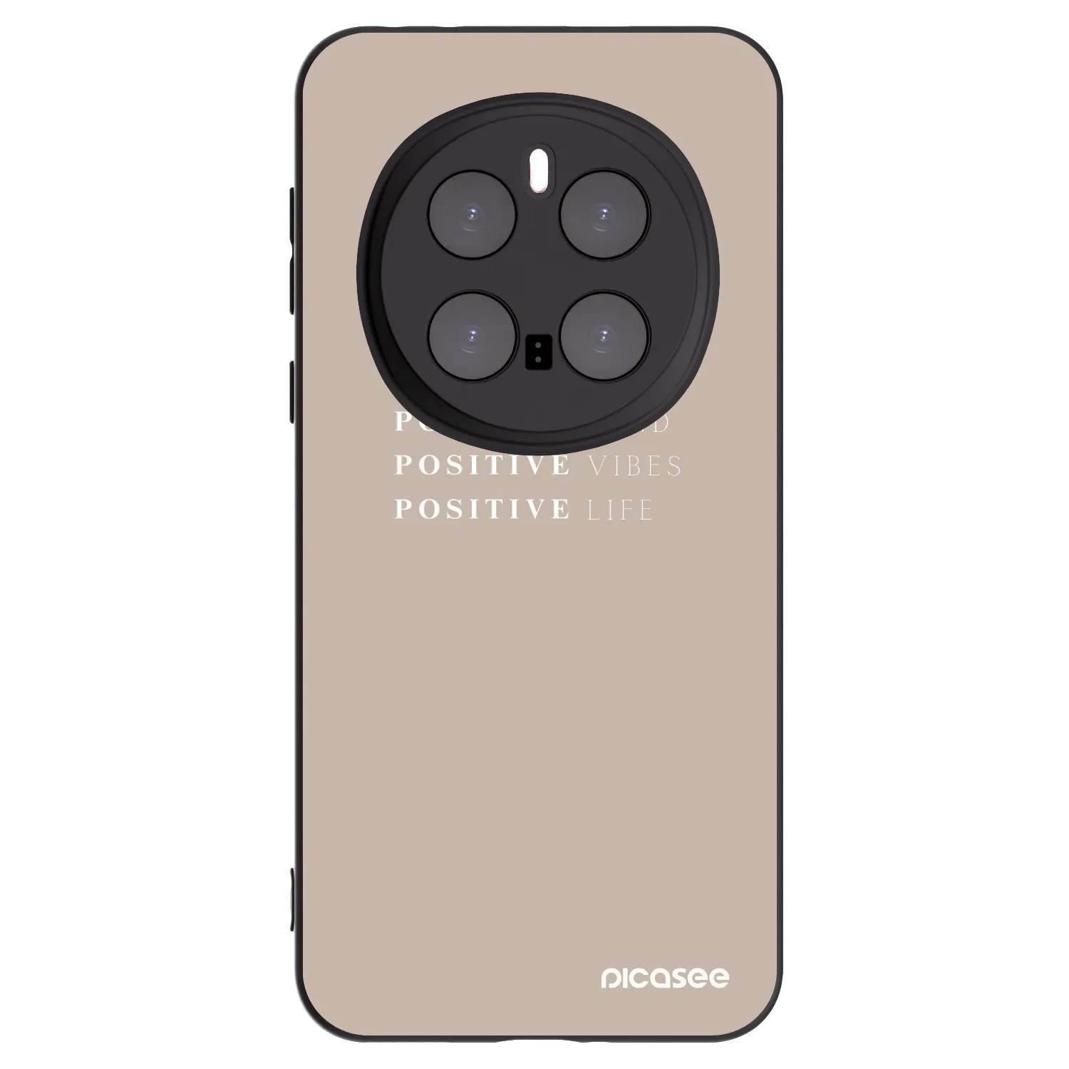 Picasee silikonový černý obal pro Honor Magic7 Pro 5G - Positive Vibes