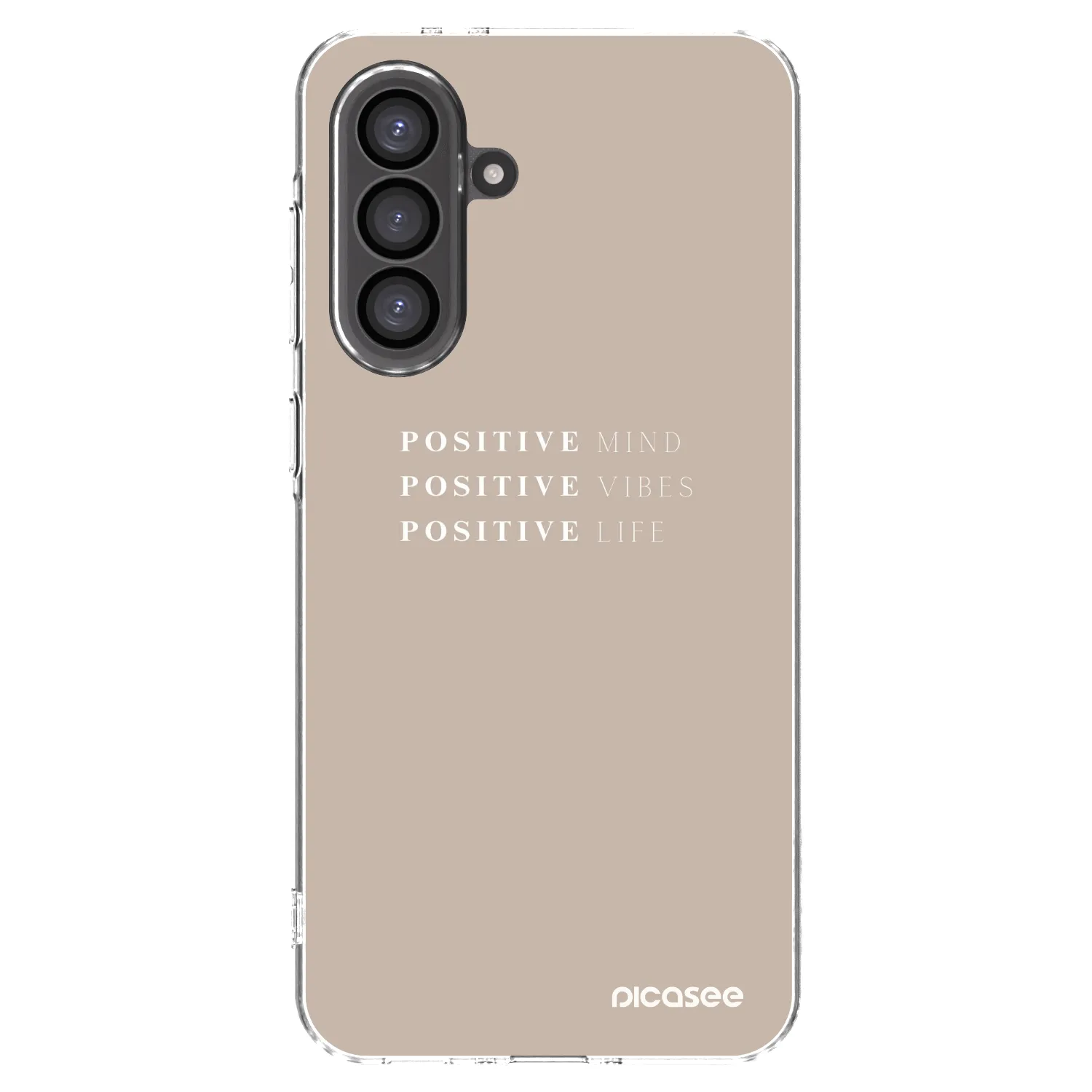 Picasee silikonový průhledný obal pro Samsung Galaxy A56 5G A566B - Positive Vibes