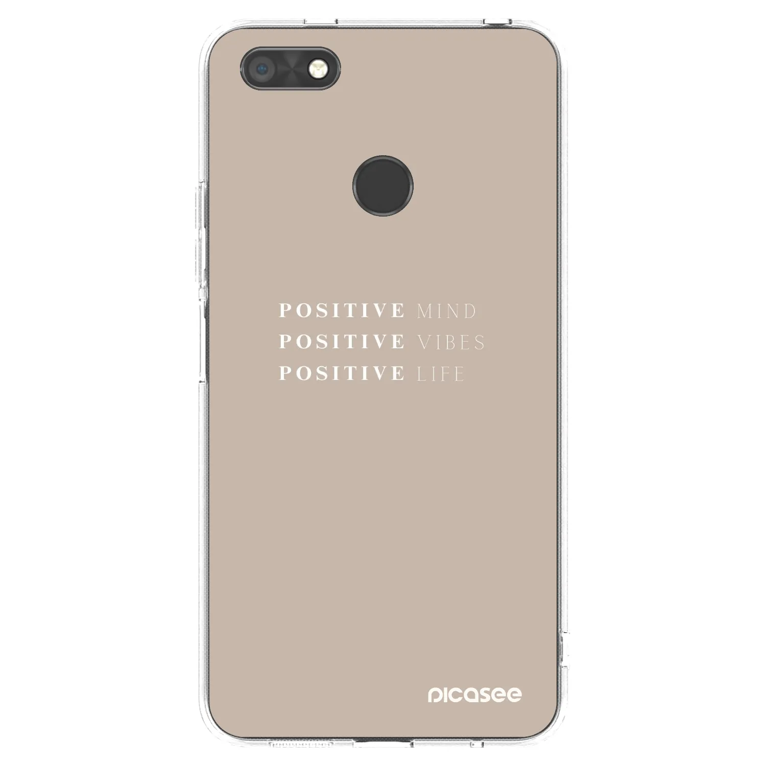 Picasee silikonový průhledný obal pro Huawei P9 Lite Mini - Positive Vibes