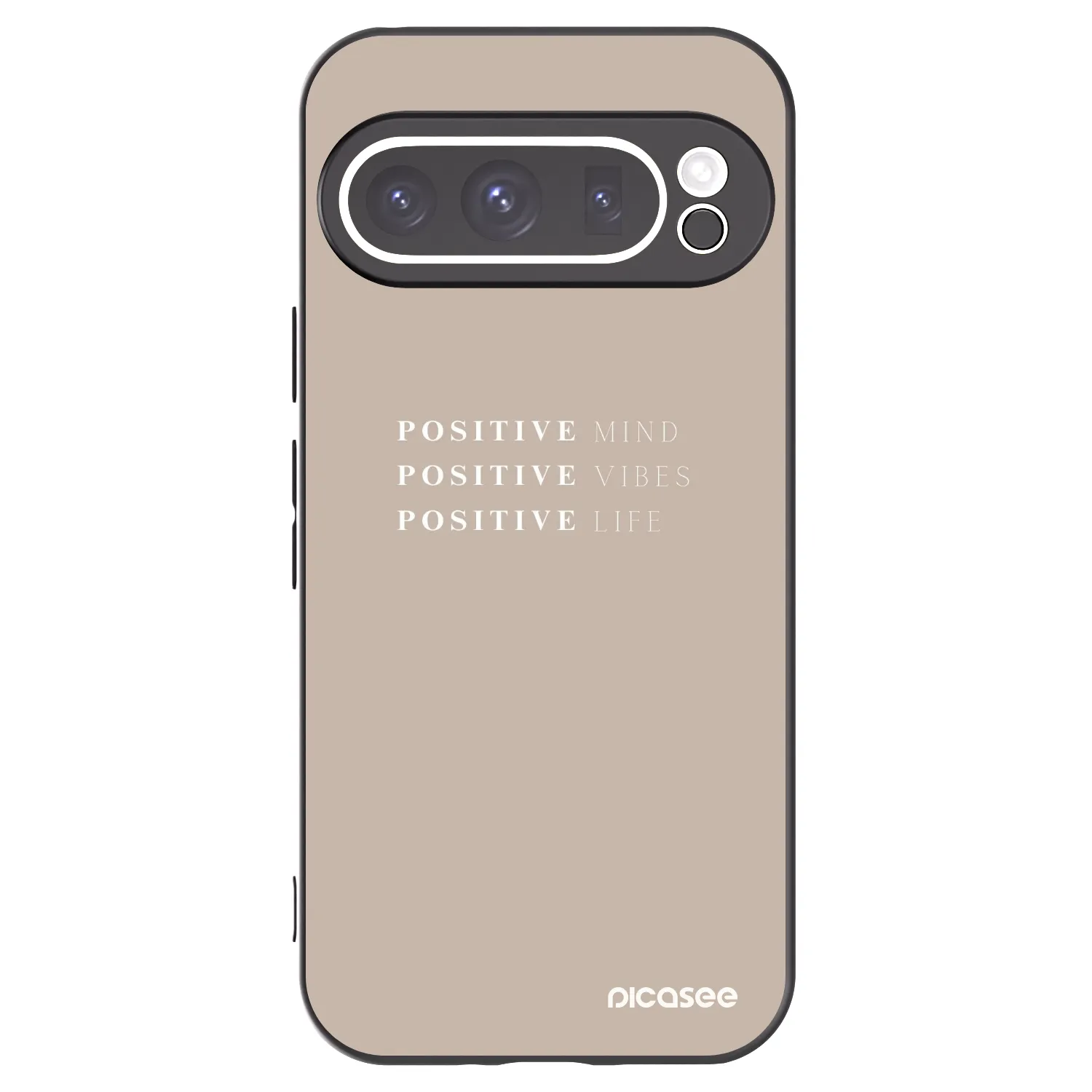 Picasee silikonový černý obal pro Google Pixel 9 Pro - Positive Vibes