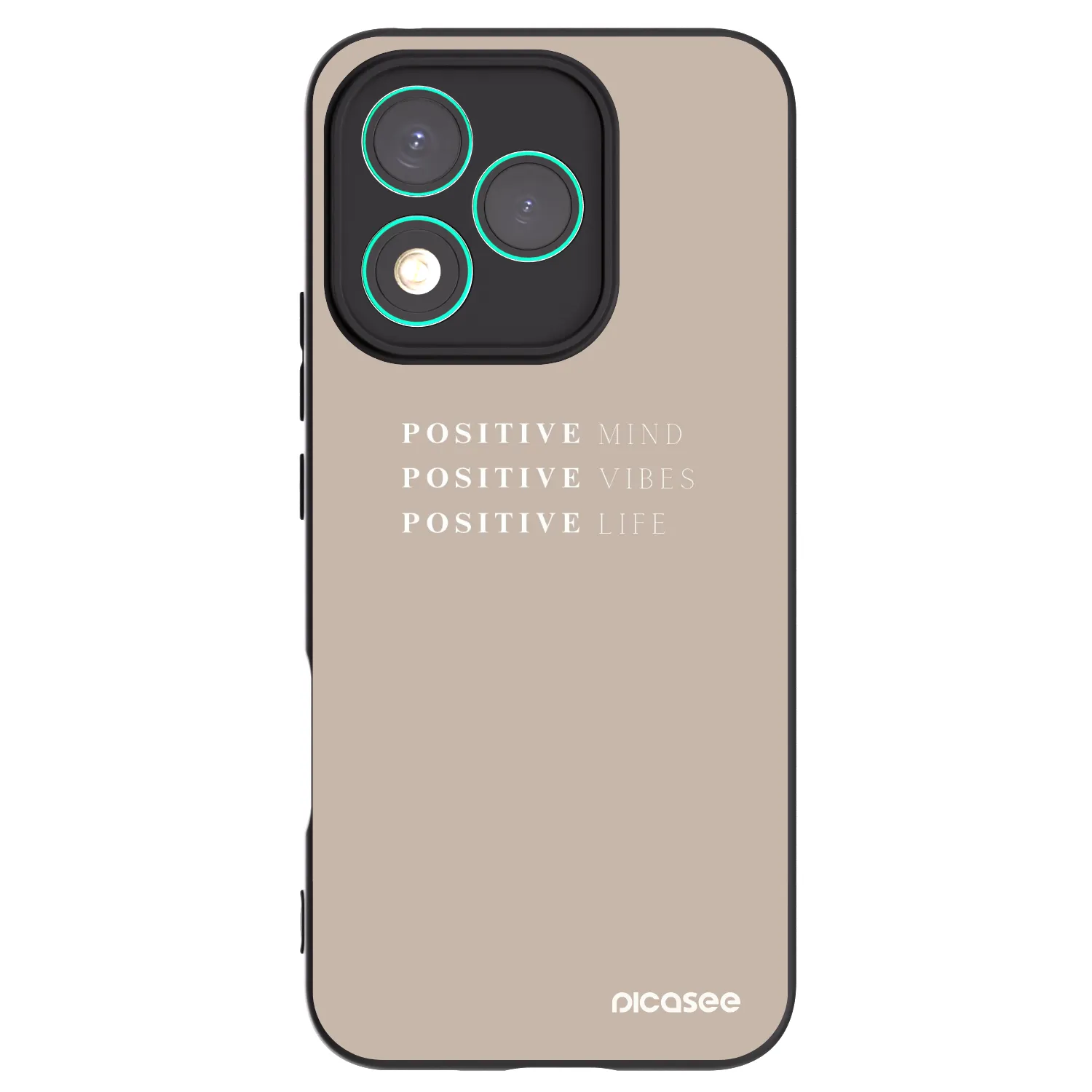 Picasee silikonový černý obal pro Honor 400 Lite 5G - Positive Vibes