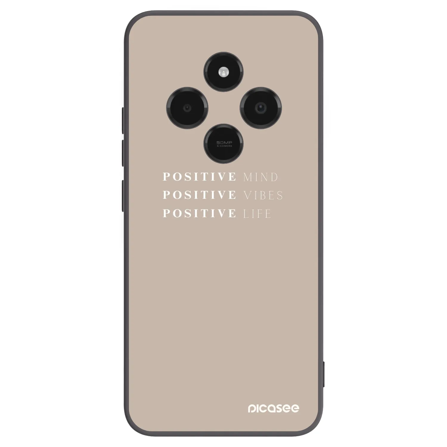 Picasee silikonový černý obal pro Xiaomi Poco C75 - Positive Vibes
