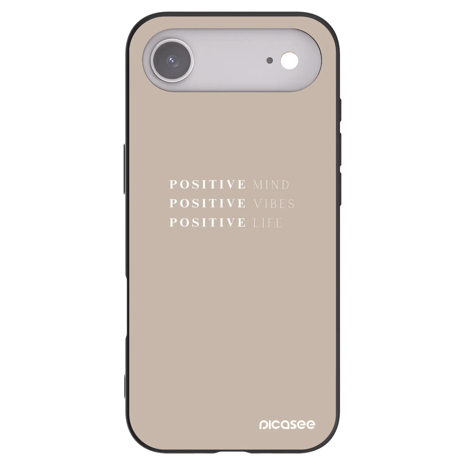 Picasee silikonový černý obal pro Apple iPhone Air - Positive Vibes