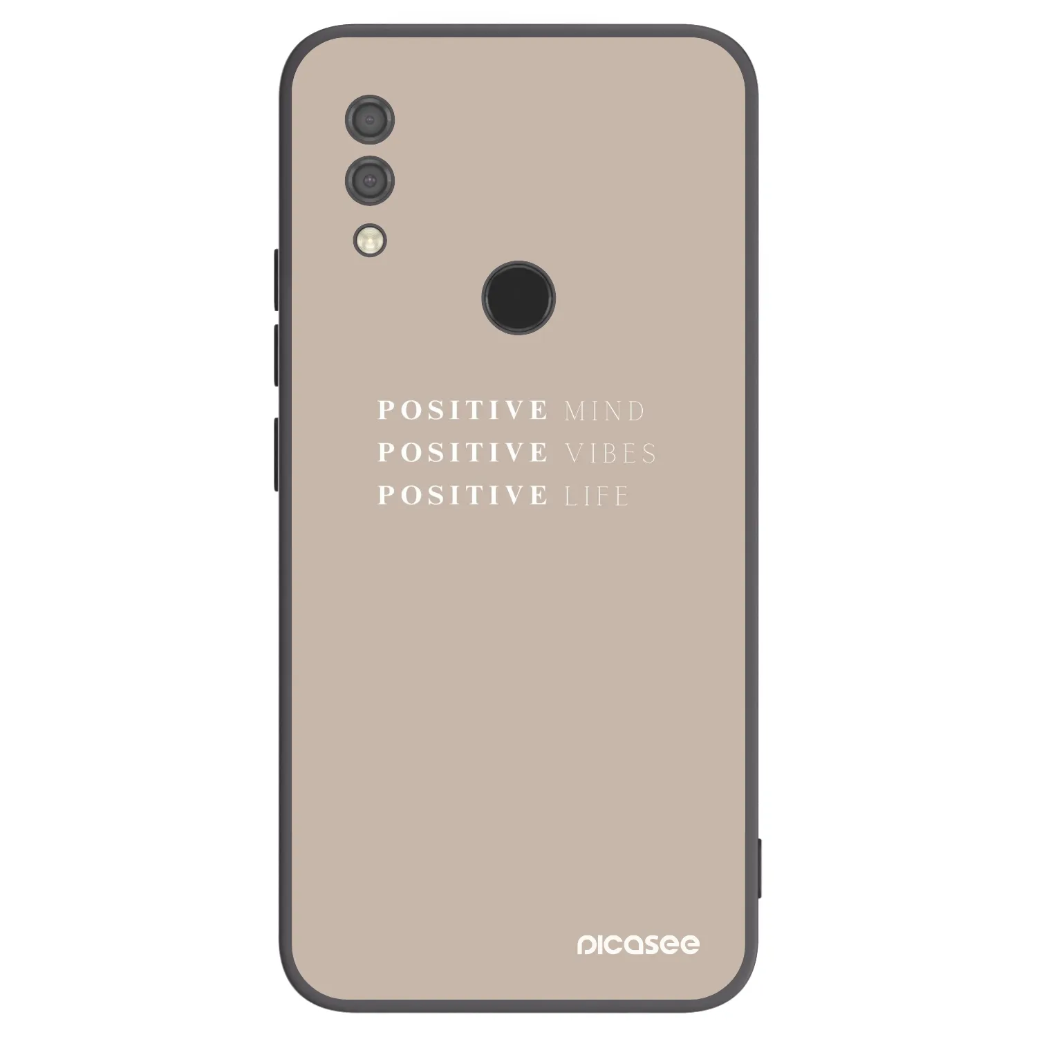 Picasee silikonový černý obal pro Xiaomi Redmi 7 - Positive Vibes
