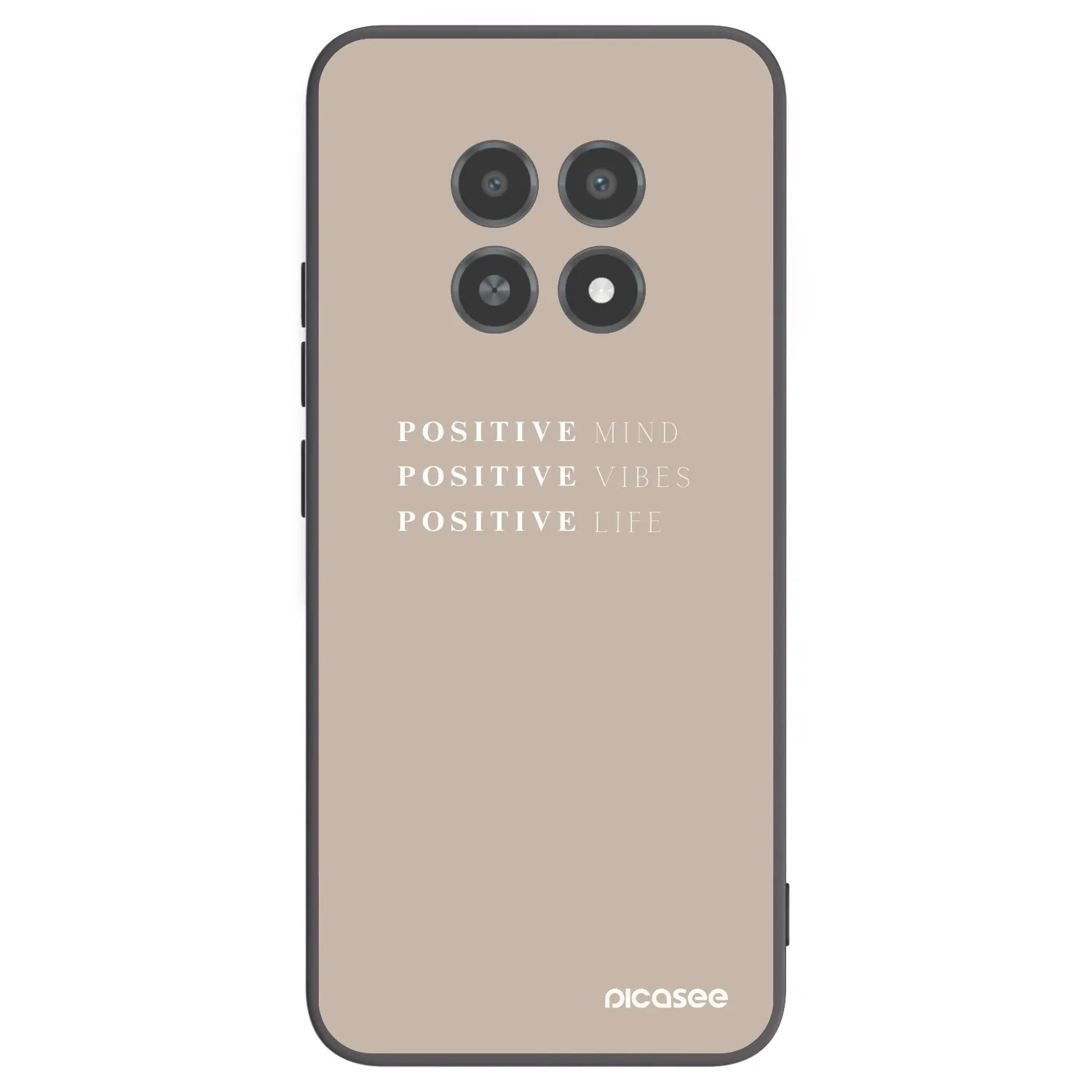 Picasee silikonový černý obal pro Realme 12X - Positive Vibes