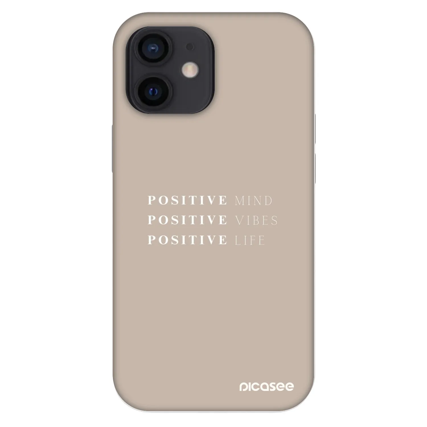 Picasee Fashion Case pro Apple iPhone 12 mini - Positive Vibes