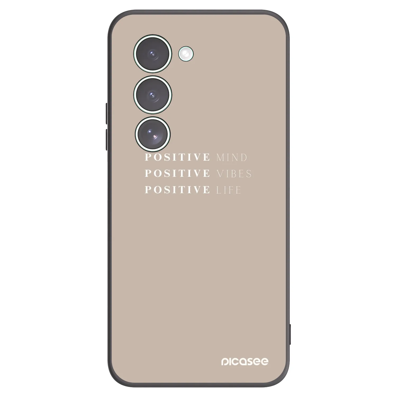 Picasee silikonový černý obal pro Xiaomi Redmi 15 5G - Positive Vibes