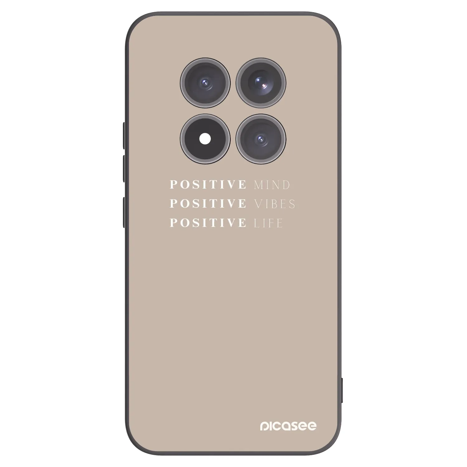 Picasee silikonový černý obal pro Xiaomi Redmi Note 15 Pro+ - Positive Vibes