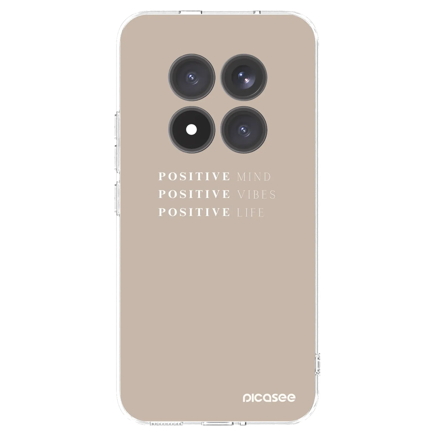 Picasee silikonový průhledný obal pro Xiaomi Redmi Note 15 Pro+ - Positive Vibes