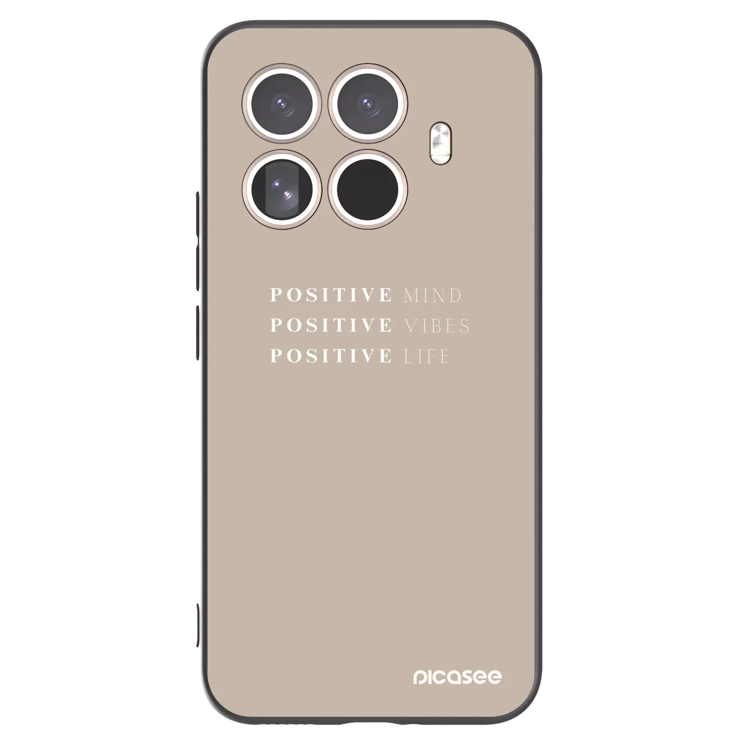 Picasee silikonový černý obal pro Xiaomi 15T Pro - Positive Vibes
