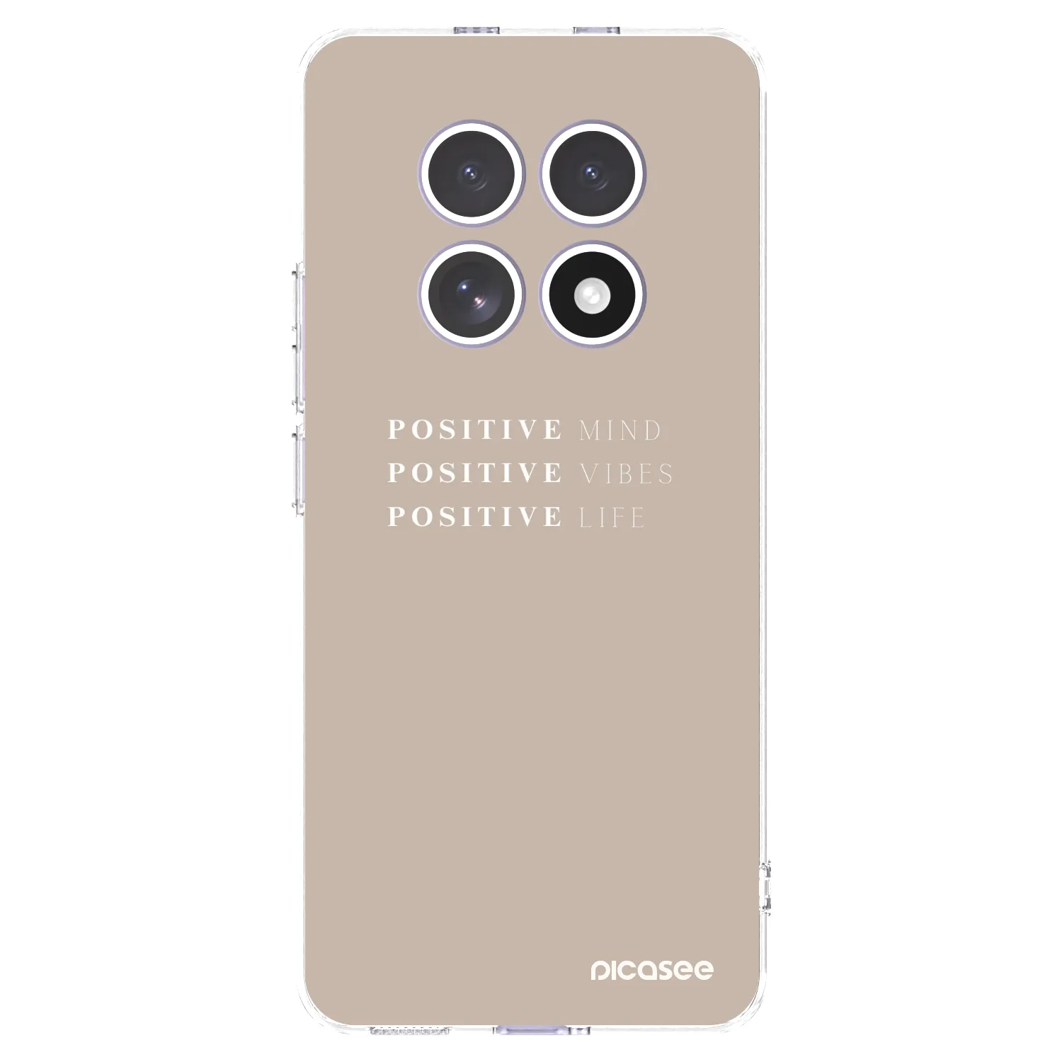 Picasee silikonový průhledný obal pro Xiaomi Redmi Note 15 - Positive Vibes