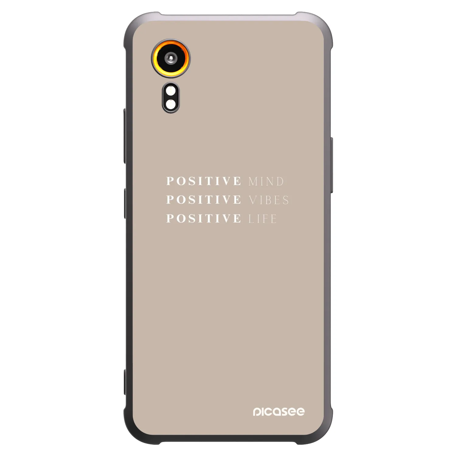 Picasee silikonový černý obal pro Samsung Galaxy Xcover 7 - Positive Vibes