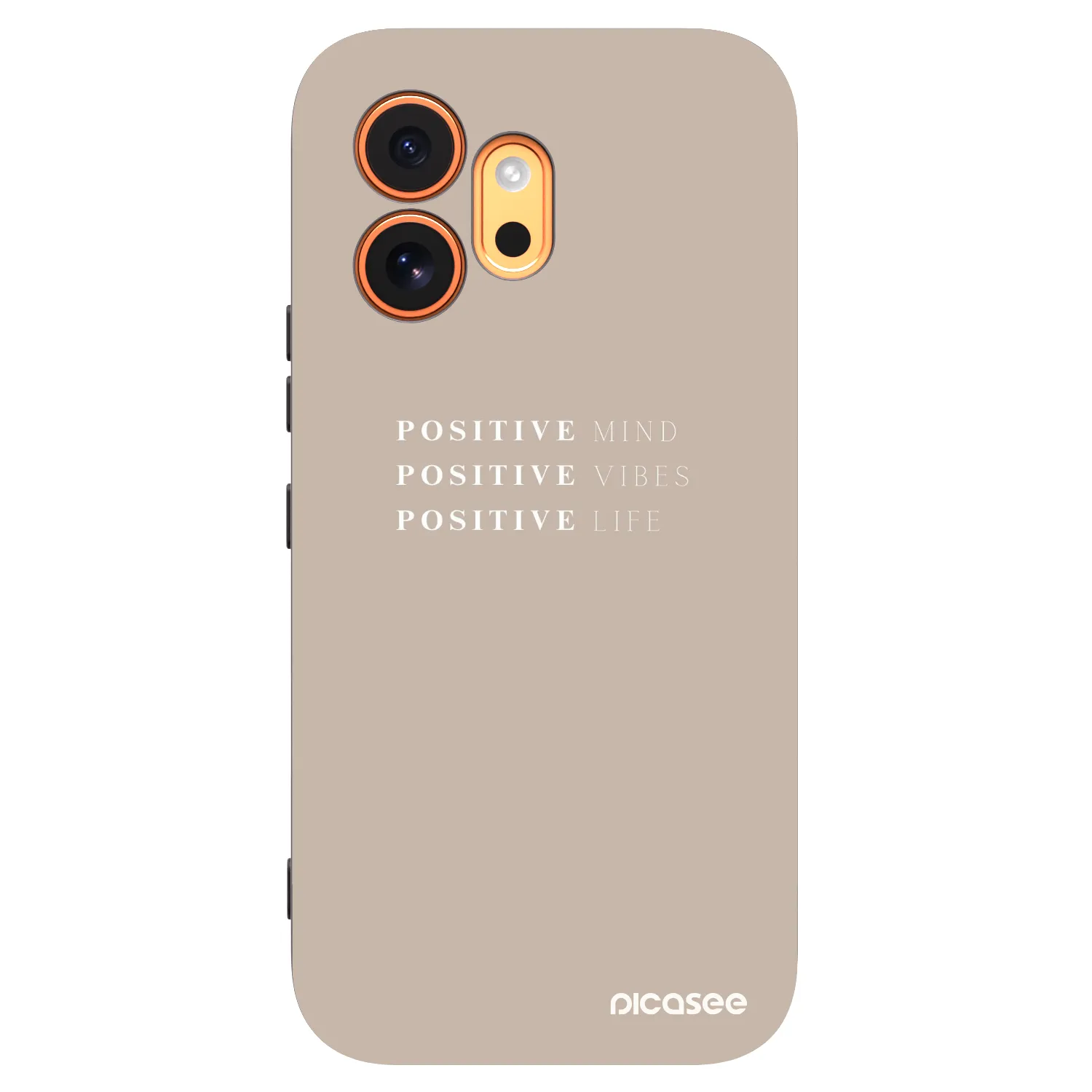 Picasee silikonový černý obal pro Honor 600 - Positive Vibes