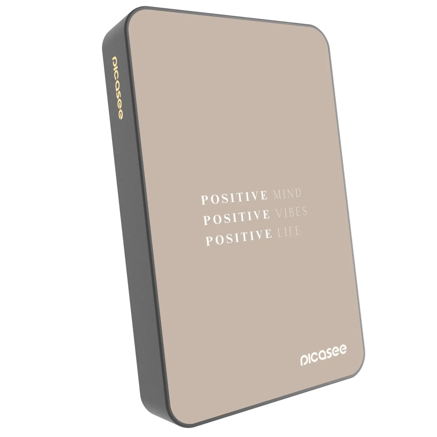 Picasee Powerbanka s MagSafe 10 000 mAh Šedá - Positive Vibes
