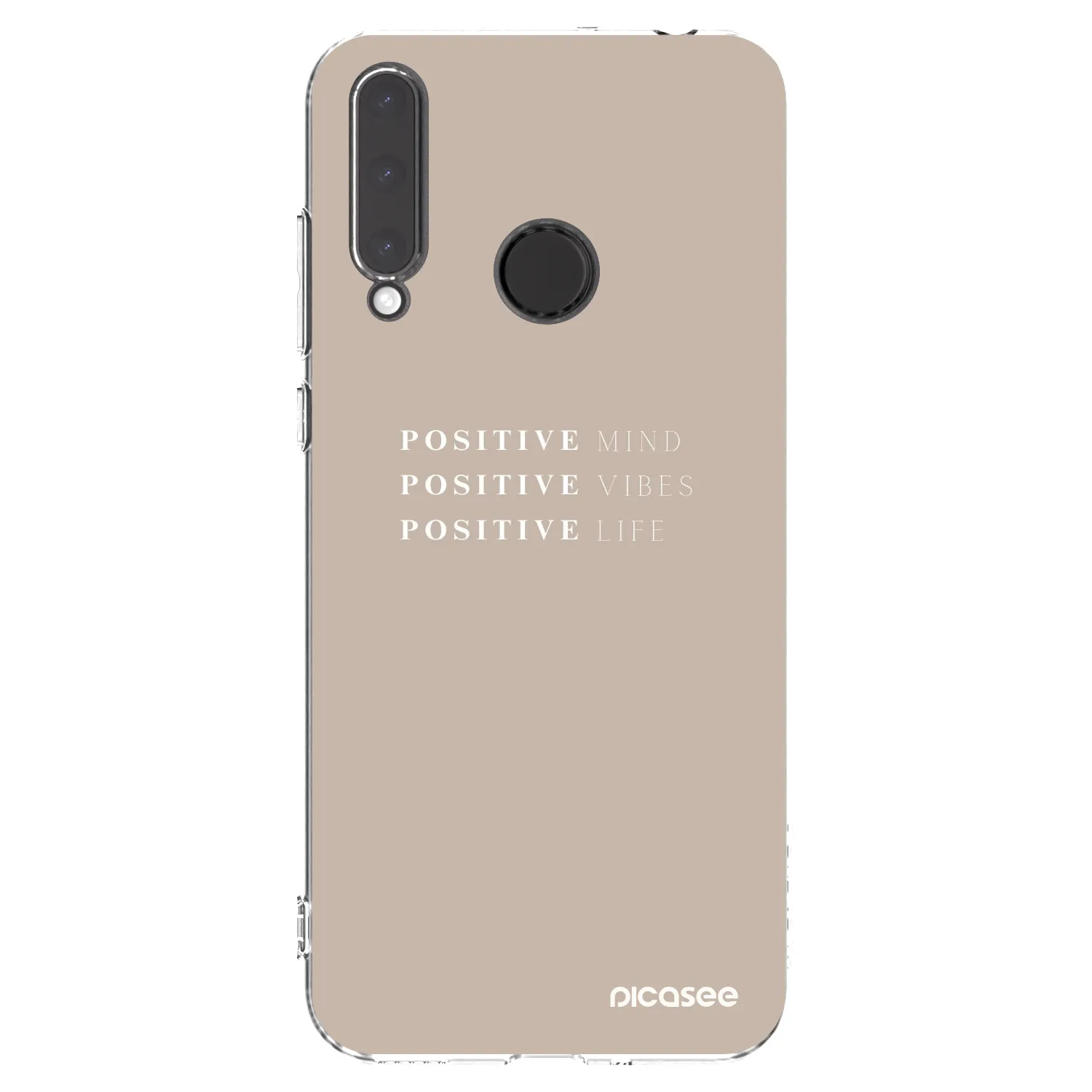 Picasee silikonový průhledný obal pro Honor 20 Lite - Positive Vibes