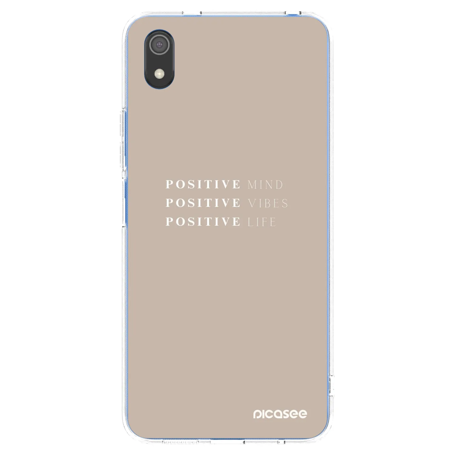 Picasee silikonový průhledný obal pro Xiaomi Redmi 7A - Positive Vibes