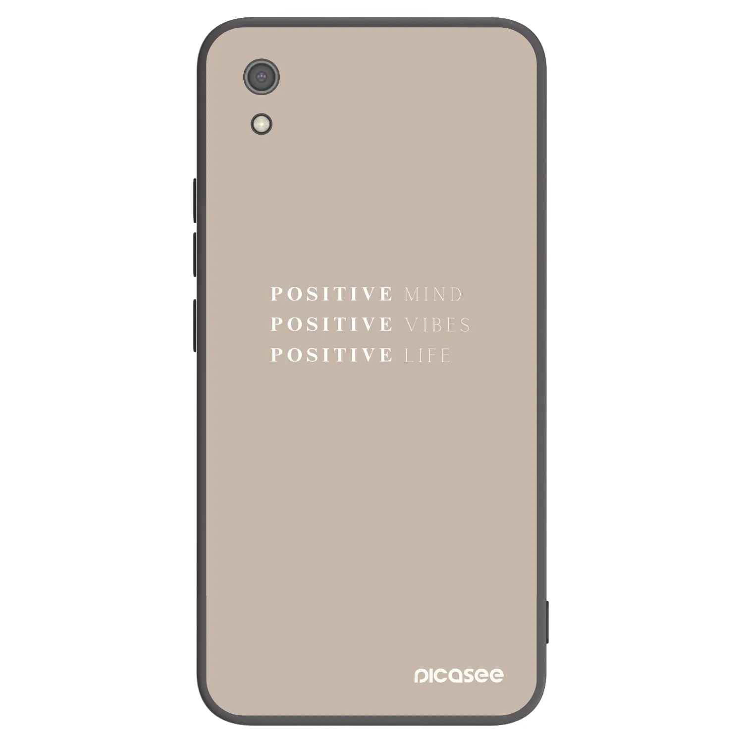 Picasee silikonový černý obal pro Xiaomi Redmi 7A - Positive Vibes