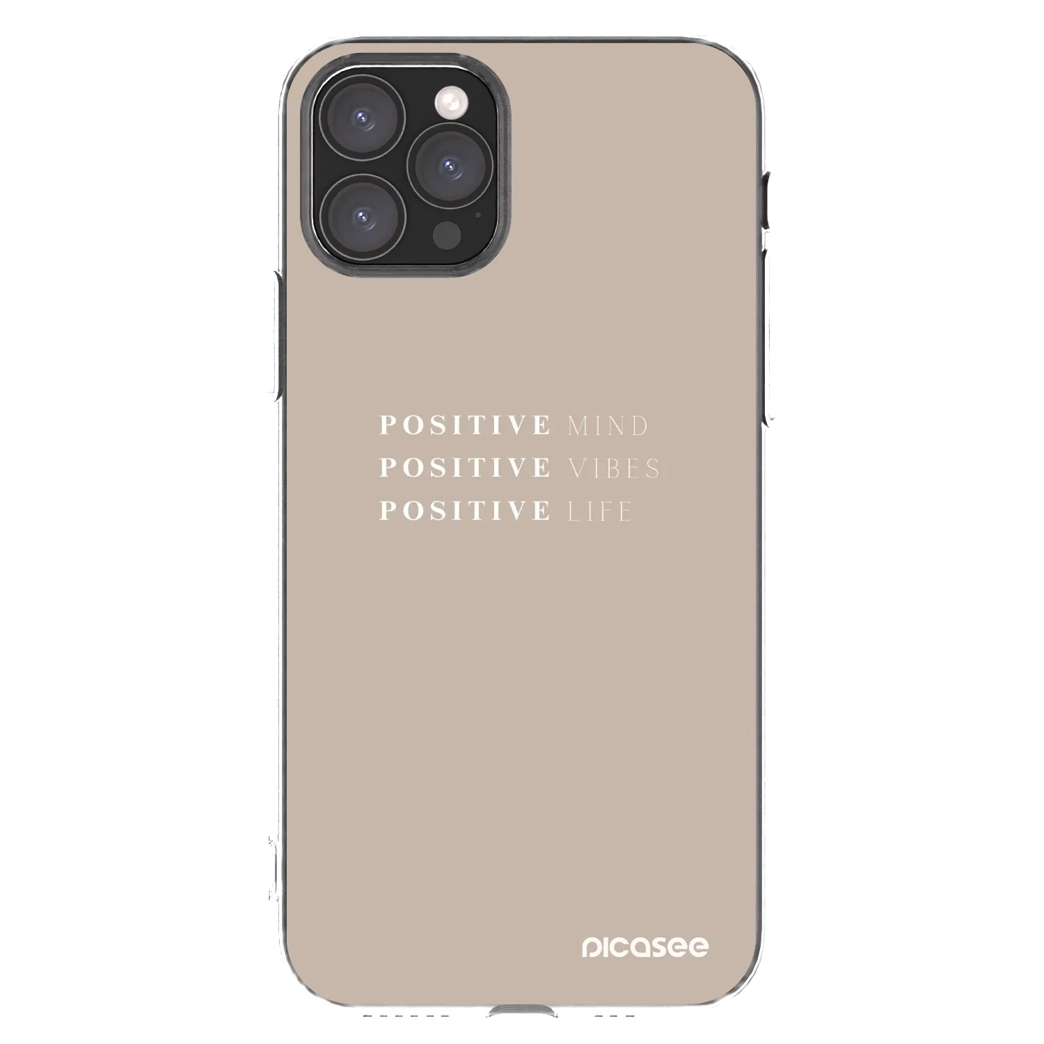 Picasee silikonový průhledný obal pro Apple iPhone 11 Pro - Positive Vibes