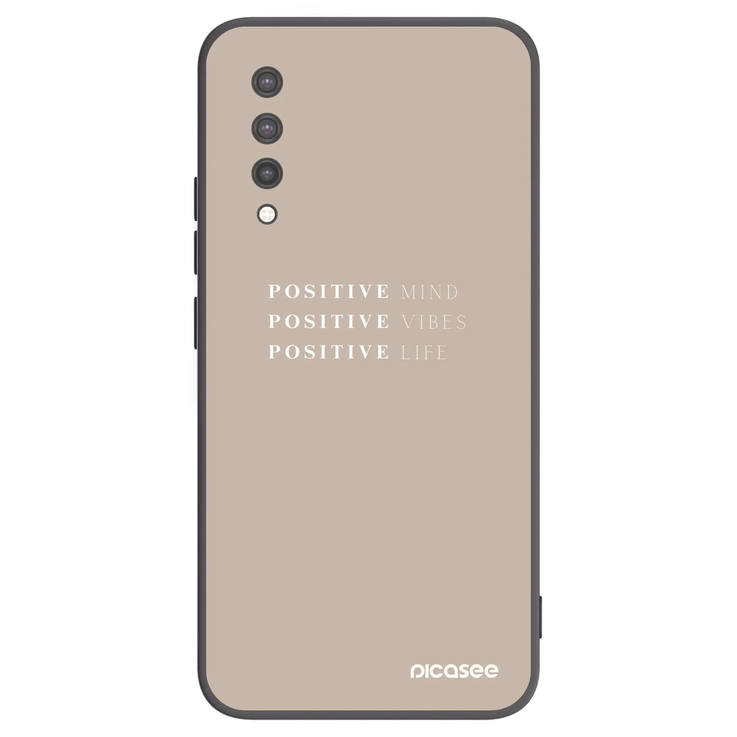 Picasee silikonový černý obal pro Xiaomi Mi 9 Lite - Positive Vibes