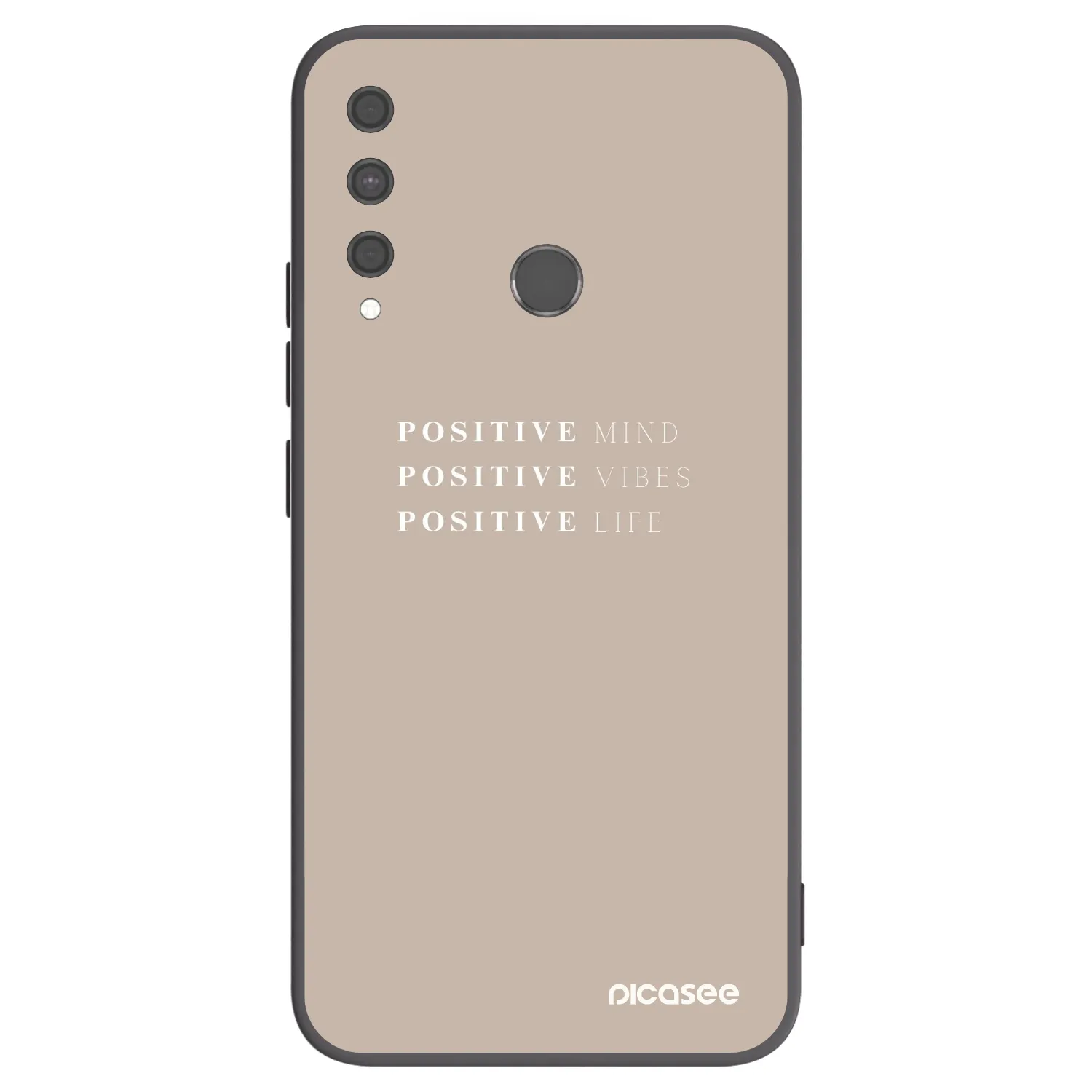 Picasee silikonový černý obal pro Huawei P40 Lite E - Positive Vibes