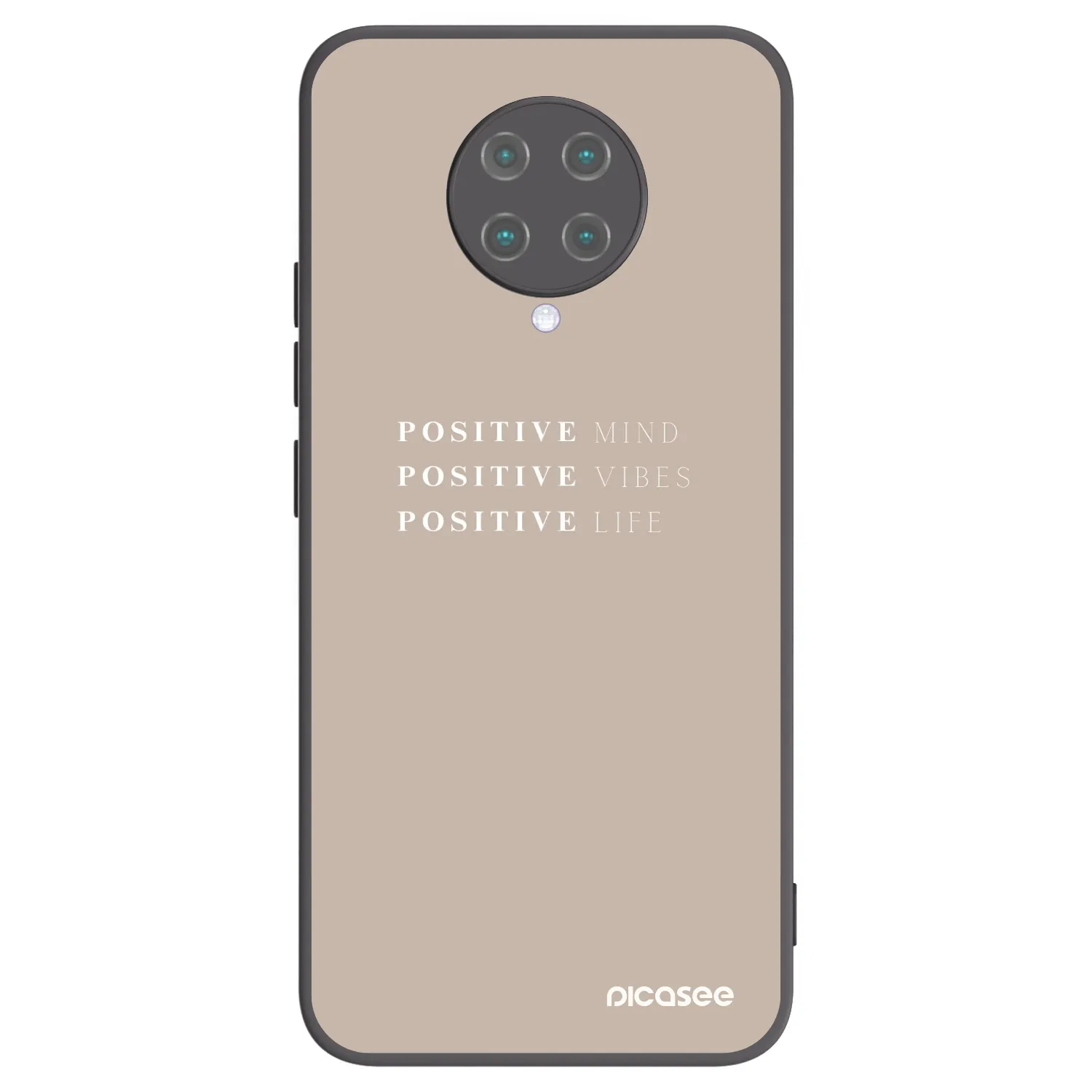 Picasee silikonový černý obal pro Xiaomi Poco F2 Pro - Positive Vibes