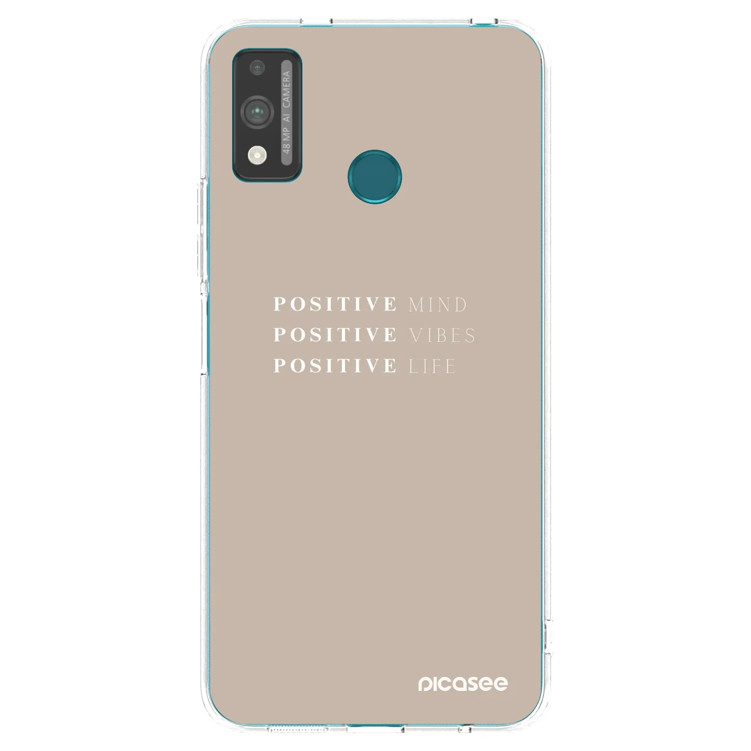 Picasee silikonový průhledný obal pro Honor 9X Lite - Positive Vibes