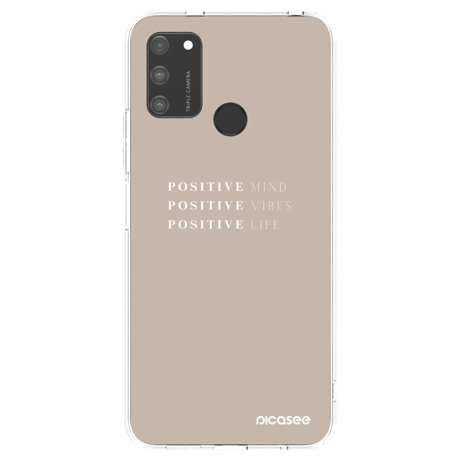 Picasee silikonový průhledný obal pro Honor 9A - Positive Vibes