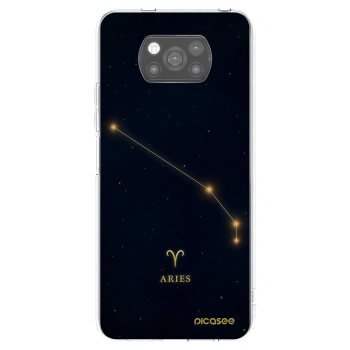 Picasee silikonový černý obal pro Xiaomi Poco X3 - ARIES