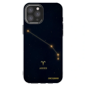 Picasee silikonový průhledný obal pro Apple iPhone 12 Pro Max - ARIES