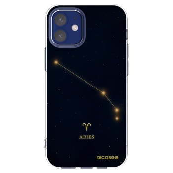 Picasee silikonový průhledný obal pro Apple iPhone 12 mini - ARIES