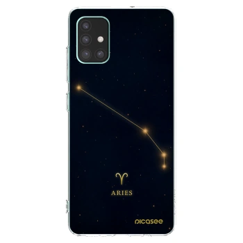 Picasee silikonový průhledný obal pro Samsung Galaxy M51 M515F - ARIES