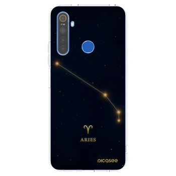 Picasee silikonový průhledný obal pro Realme 5 - ARIES