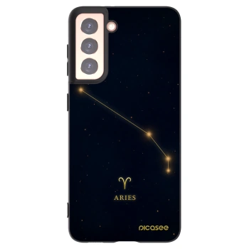 Picasee silikonový černý obal pro Samsung Galaxy S21 5G G991B - ARIES