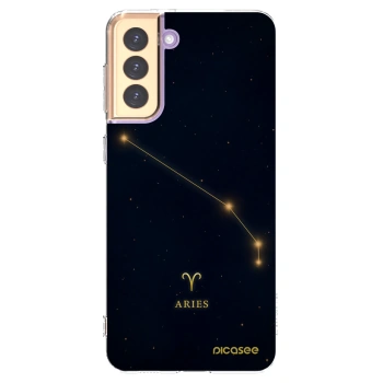 Picasee silikonový průhledný obal pro Samsung Galaxy S21+ 5G G996F - ARIES
