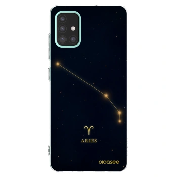Picasee silikonový průhledný obal pro Samsung Galaxy M31s - ARIES