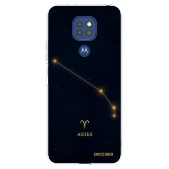 Picasee silikonový průhledný obal pro Motorola Moto G9 Play - ARIES