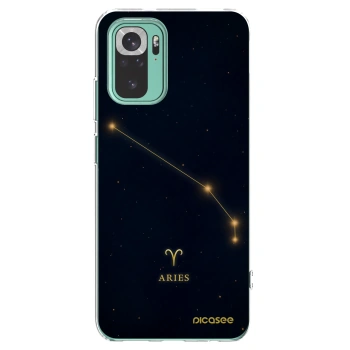 Picasee silikonový průhledný obal pro Xiaomi Redmi Note 10 Pro - ARIES
