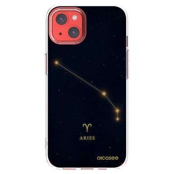 Picasee silikonový průhledný obal pro Apple iPhone 13 - ARIES
