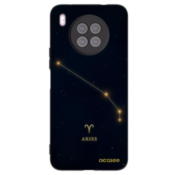 Picasee silikonový černý obal pro Huawei Nova 8i - ARIES