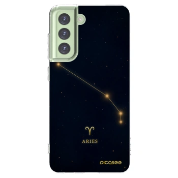 Picasee silikonový průhledný obal pro Samsung Galaxy S21 FE 5G - ARIES