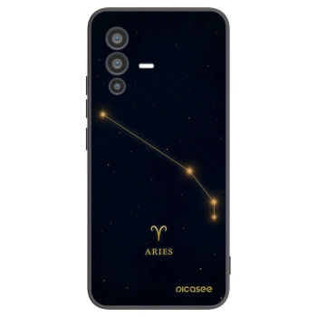 Picasee silikonový černý obal pro Vivo V23 5G - ARIES