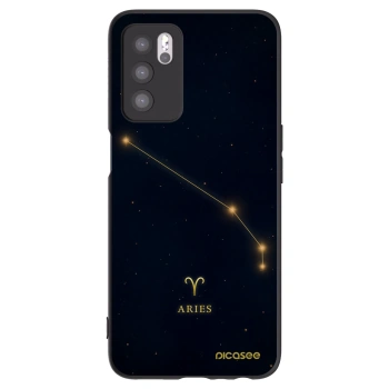 Picasee silikonový černý obal pro OPPO A16s - ARIES