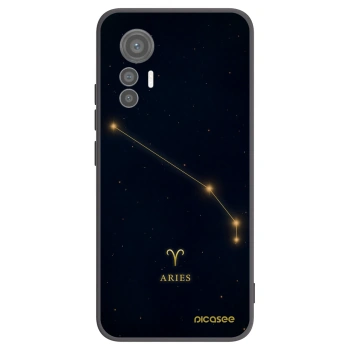 Picasee silikonový černý obal pro Xiaomi 12 Lite - ARIES