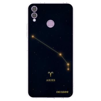 Picasee silikonový průhledný obal pro Honor 8X - ARIES