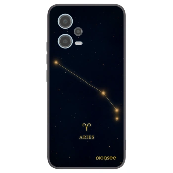 Picasee silikonový černý obal pro Xiaomi Redmi Note 12 5G - ARIES