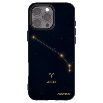 Picasee silikonový černý obal pro Apple iPhone 16 Pro Max - ARIES