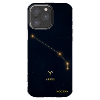 Picasee silikonový průhledný obal pro Apple iPhone 16 Pro Max - ARIES